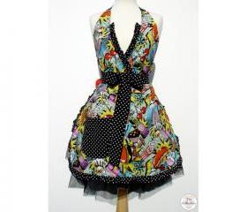 1950s The Shack Midnight Snack Rockabilly Pinup Apron